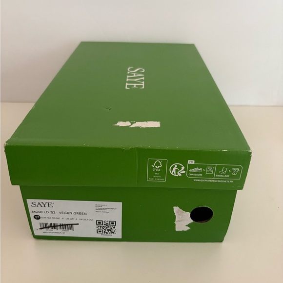 NWT SAYE Modelo 92 Vegan Sneakers Size 37 Women’s - Picture 4 of 15